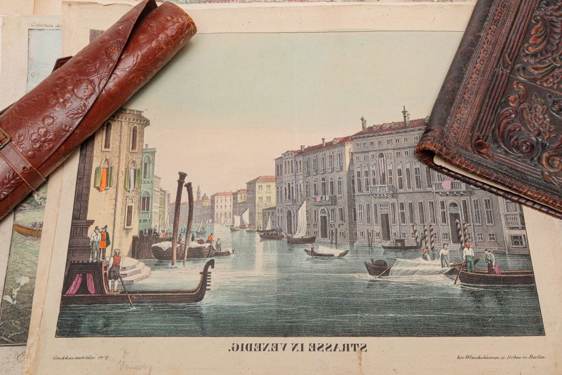 GROUP OF FOLDERS AND PRINTS. (1 of 4)