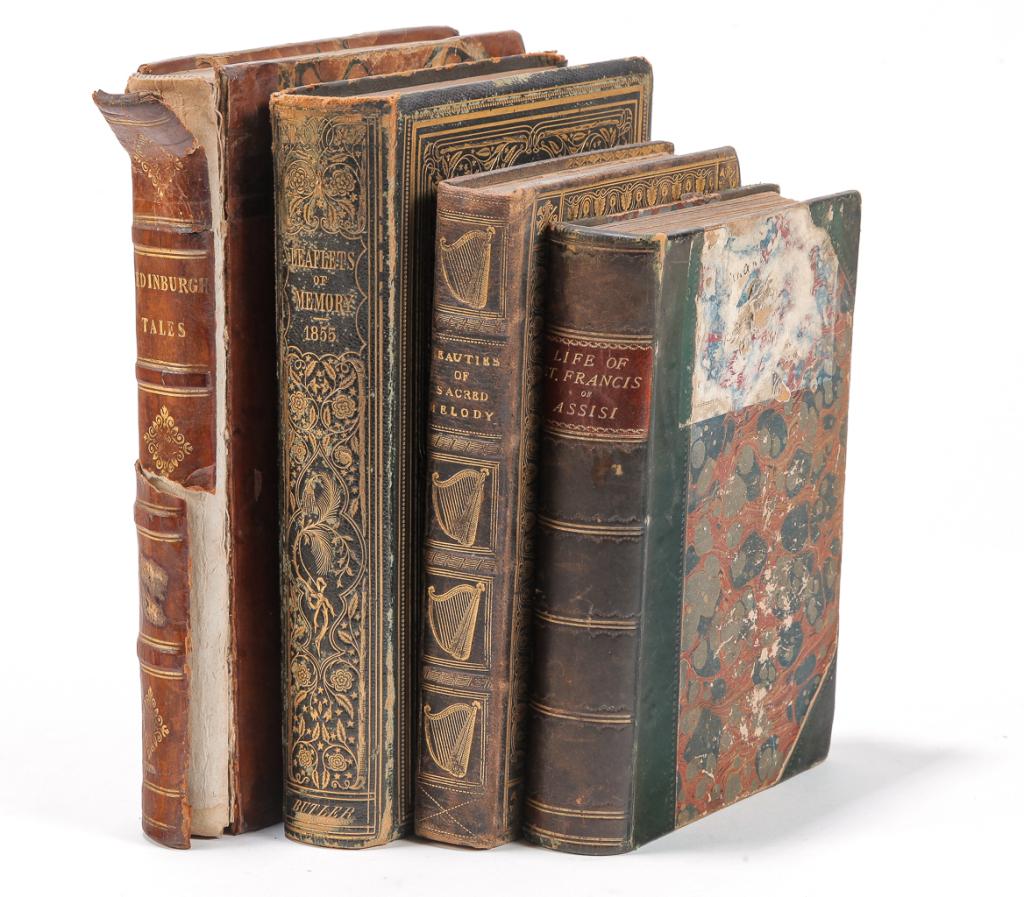 FOUR BOOKS INCLUDING EDINBURGH TALES. (1 of 6)