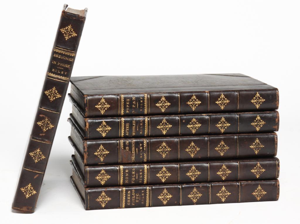 SIX BOOKS BY JAMES WHITCOMB RILEY. (1 of 2)