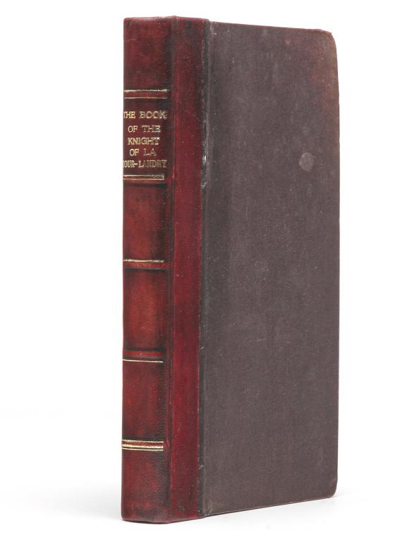 "KNIGHT OF TOUR-LANDRY", THOMAS WRIGHT.: Translated from the original French into English in the reign of Henry VI and edited for the first time by Thomas Wright. Published in London for the Early English Text Society, by N. Trubner & Co., 1