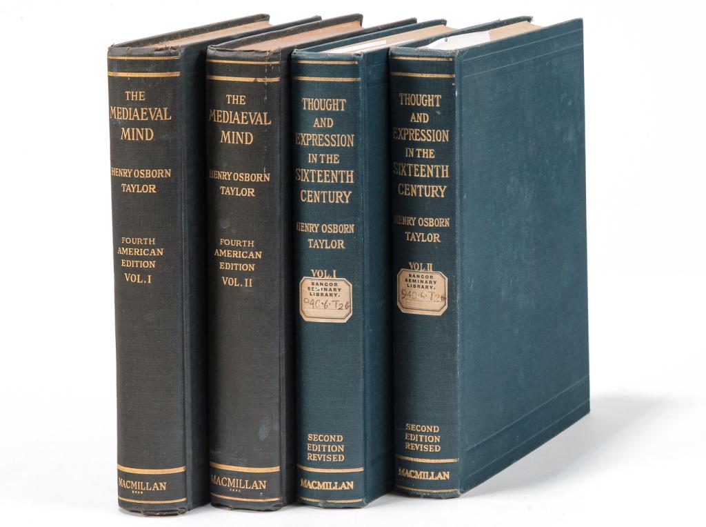 FOUR BOOKS BY HENRY OSBORN TAYLOR. (1 of 6)