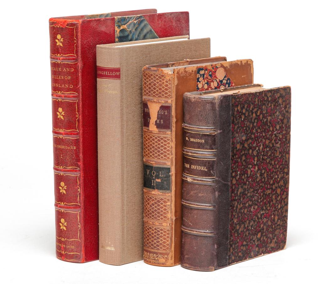 FOUR BOOKS INCLUDING LONGFELLOW. (1 of 5)