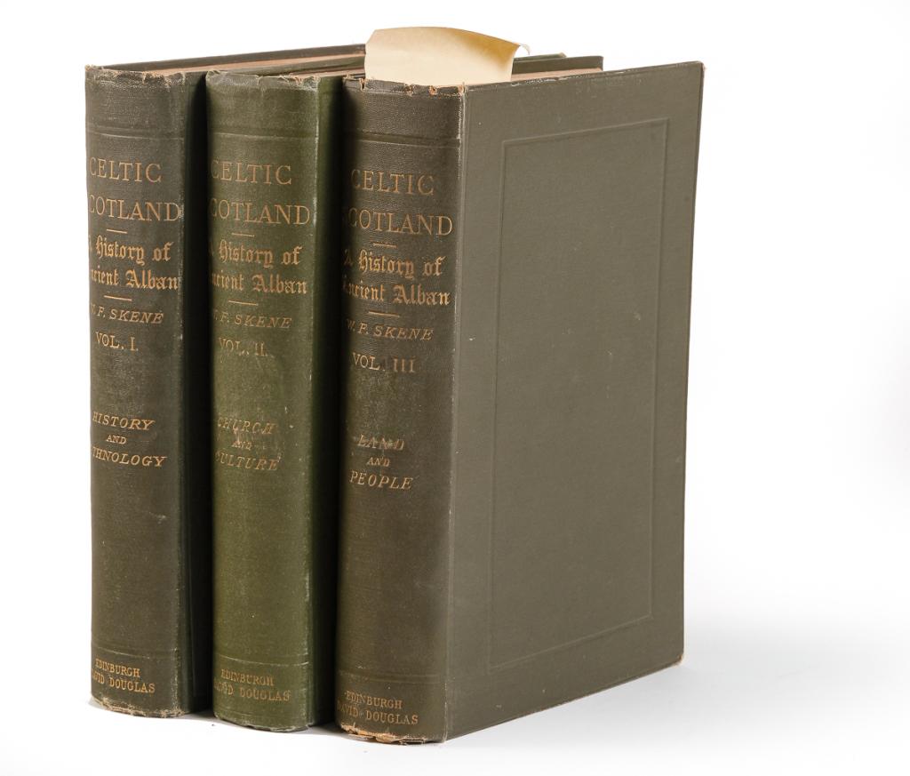 THREE VOLUME SET OF CELTIC SCOTLAND BY SKENE. (1 of 4)