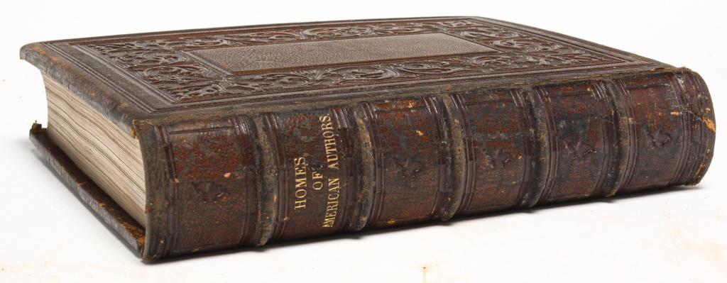 1853 HOMES OF AMERICAN AUTHORS.: Homes of American Authors; Comprising Anecdotical, Personal, and Descriptive Sketches, by various writers. Illustrated with views of their residences from original drawings, and a facsimile of the man