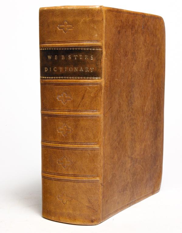 1851 NOAH WEBSTER DICTIONARY. (1 of 4)