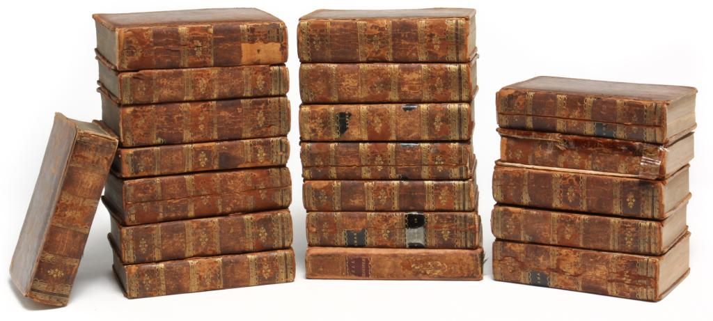1788 TWENTY VOLUMES OF BELL'S EDITION SHAKSPERE.: Twenty volumes of The Dramatick Writings of Will. Shakspere, With the Notes of all the various Commentators; Printed complete from the best editions of Sam. Johnson and Geo. Steevens. Printed for, and