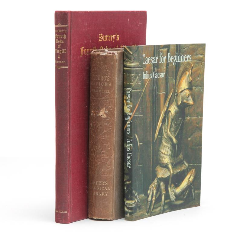 THREE BOOKS ON CICERO, CAESAR AND VIRGIL. (1 of 6)