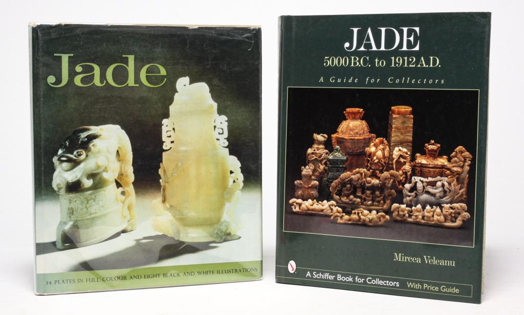 TWO BOOKS ON JADE, PALMER AND VELEANU. (1 of 6)