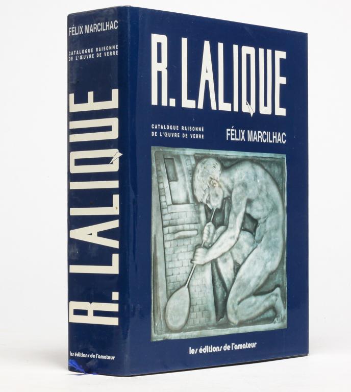 R. LALIQUE CATALOGUE RAISONNE BY FELIX MARCILHAC.: Hardcover published in Paris, 1994. With slip case and dust jacket.