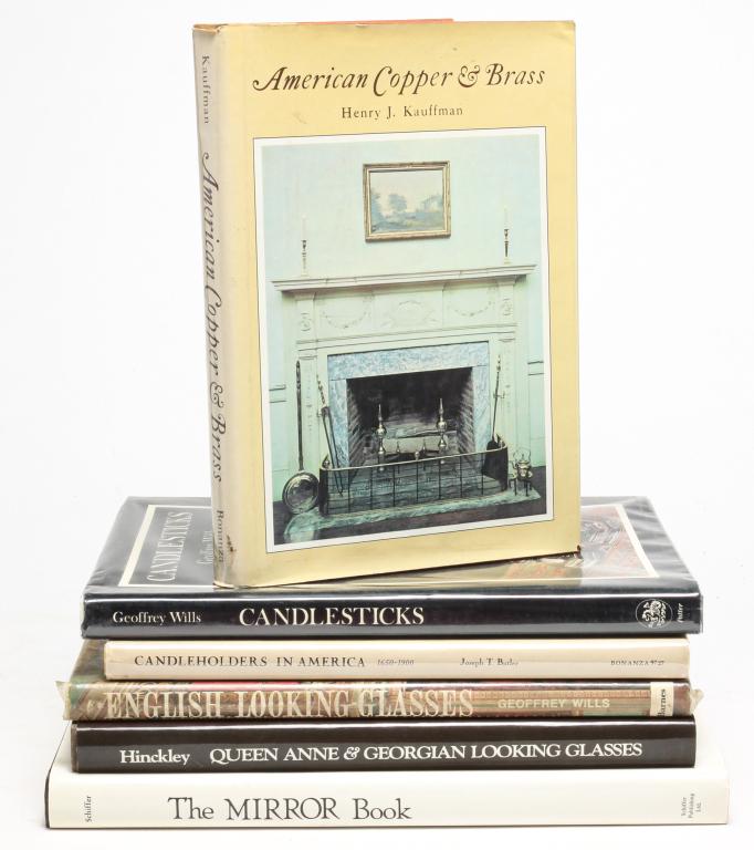 SIX BOOKS MIRRORS AND KAUFFMAN COPPER & BRASS. (1 of 5)