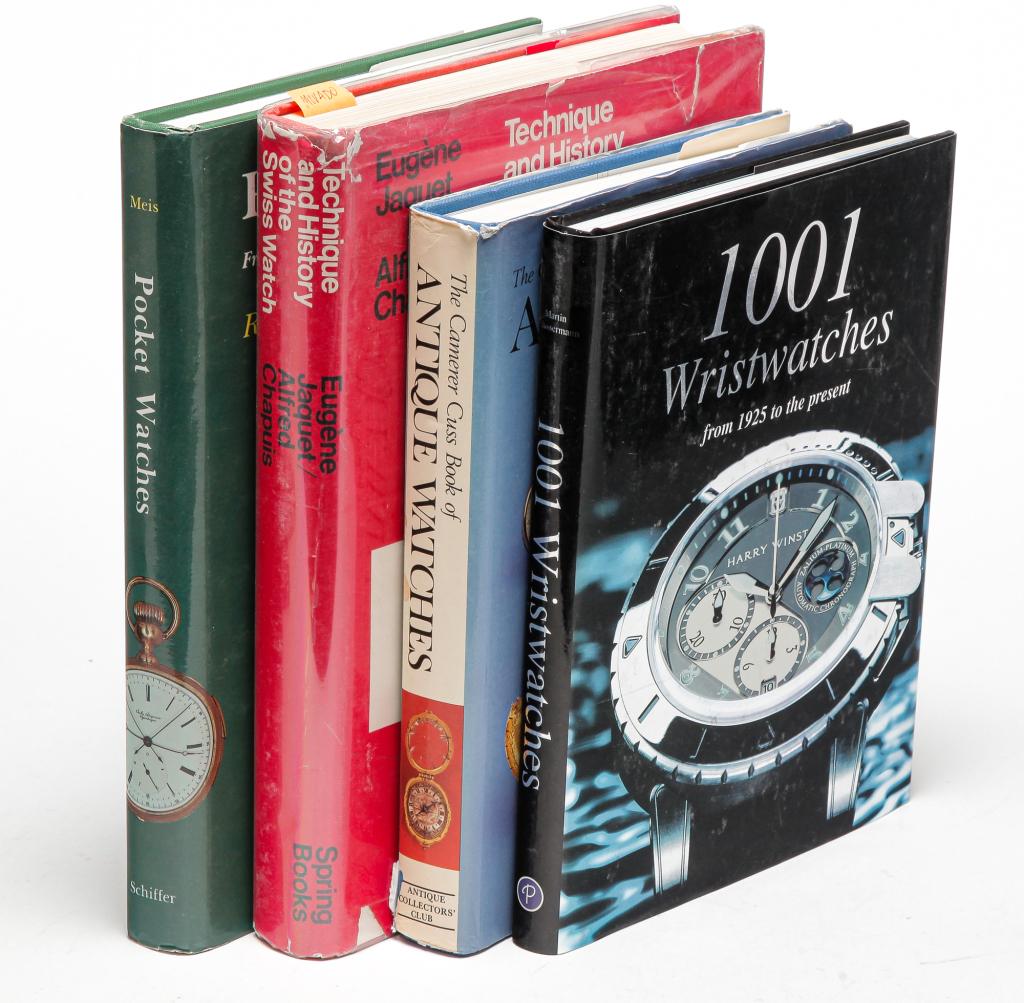 FOUR WATCH BOOKS INCLUDING CAMERER CUSS. (1 of 8)