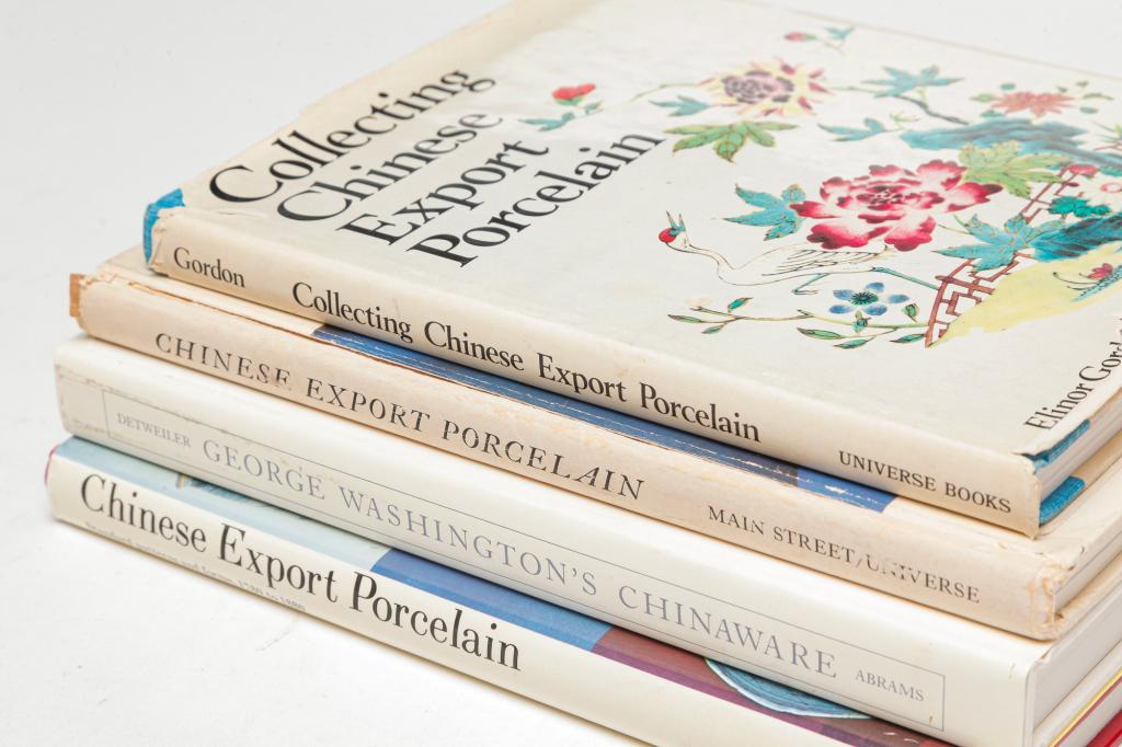 FOUR BOOKS ON CHINESE EXPORT PORCELAIN. (1 of 5)