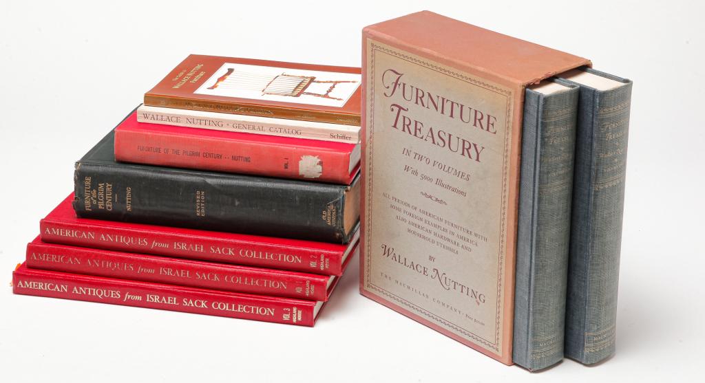 NINE ISRAEL SACK AND WALLACE NUTTING BOOKS. (1 of 7)