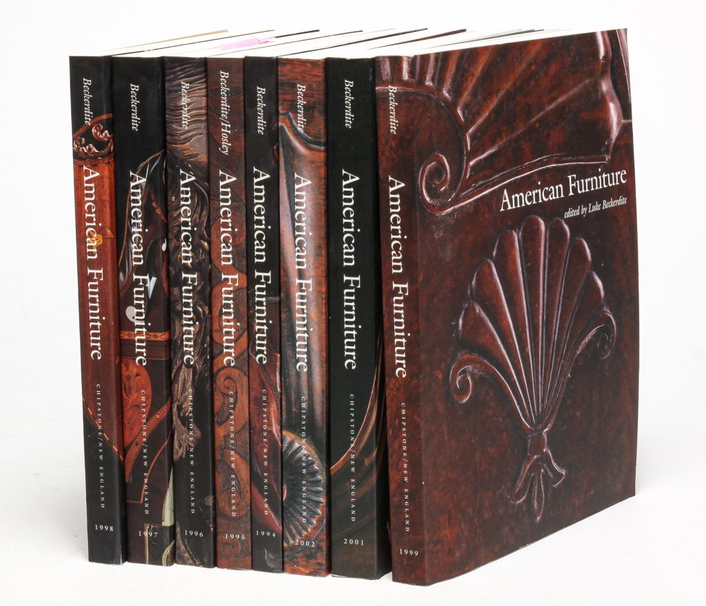 EIGHT VOLUMES "AMERICAN FURNITURE", BECKERDITE. (1 of 5)