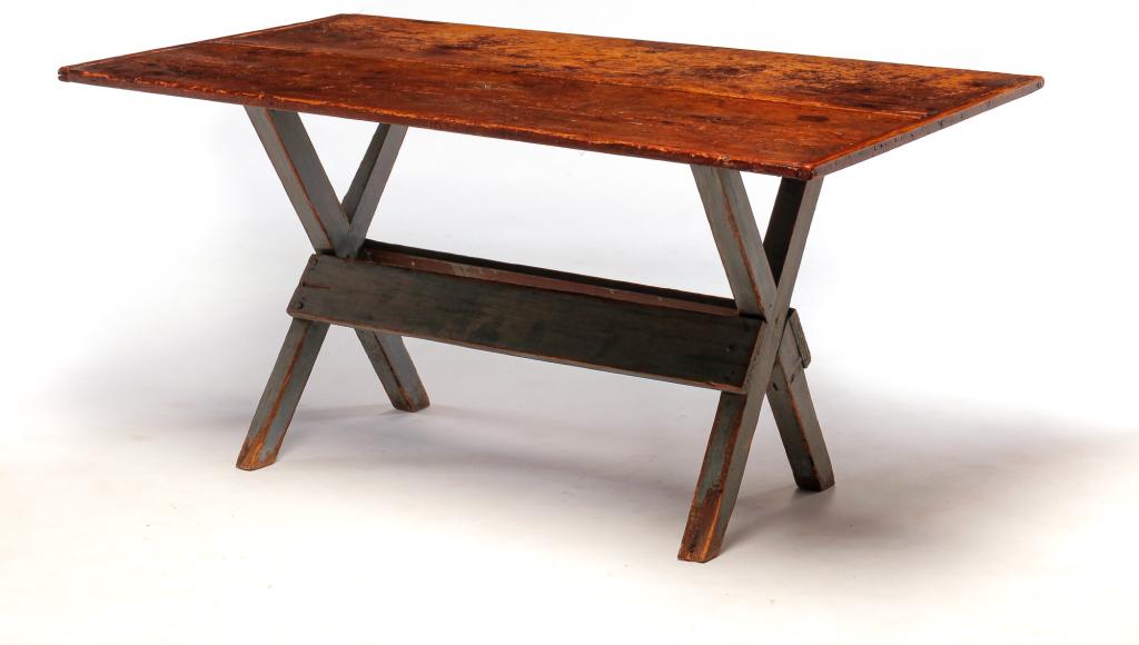 AMERICAN SAWBUCK TABLE. (1 of 3)