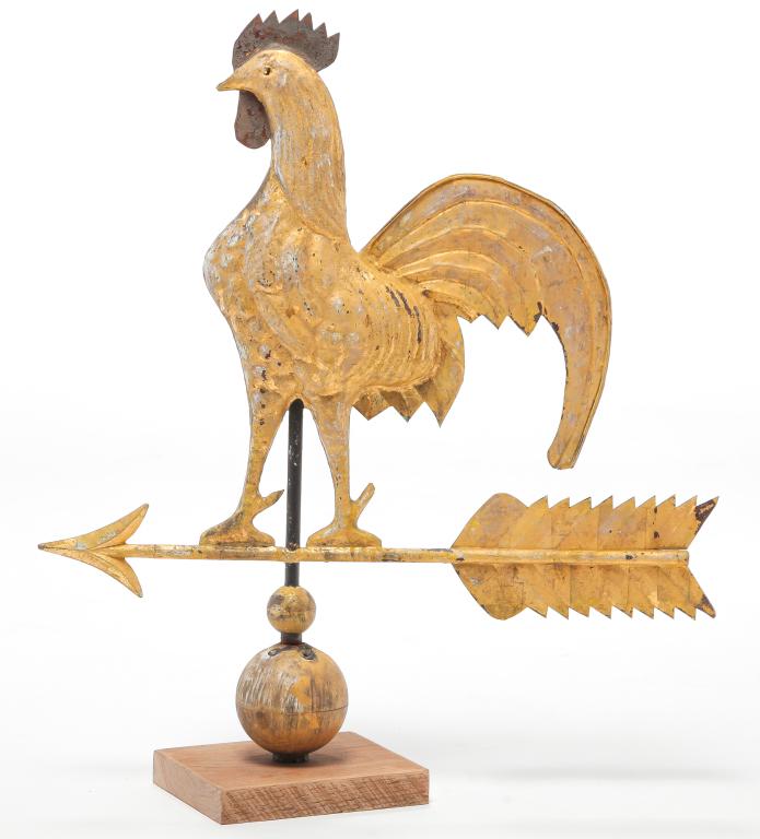 AMERICAN ROOSTER WEATHERVANE. (1 of 3)