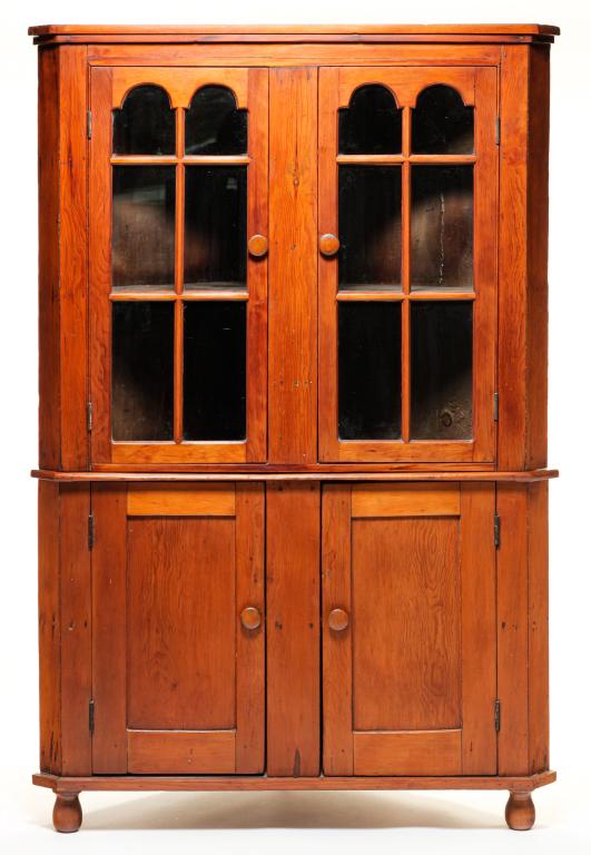 AMERICAN CORNER CUPBOARD. (1 of 6)