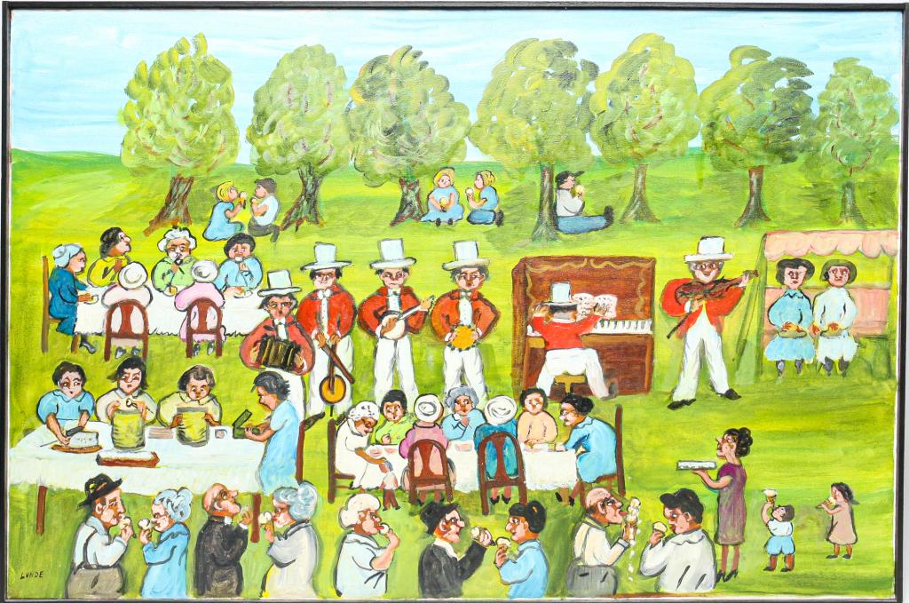 "TUFTE MANOR ICE CREAM SOCIAL" BY EMILY LUNDE. (1 of 3)