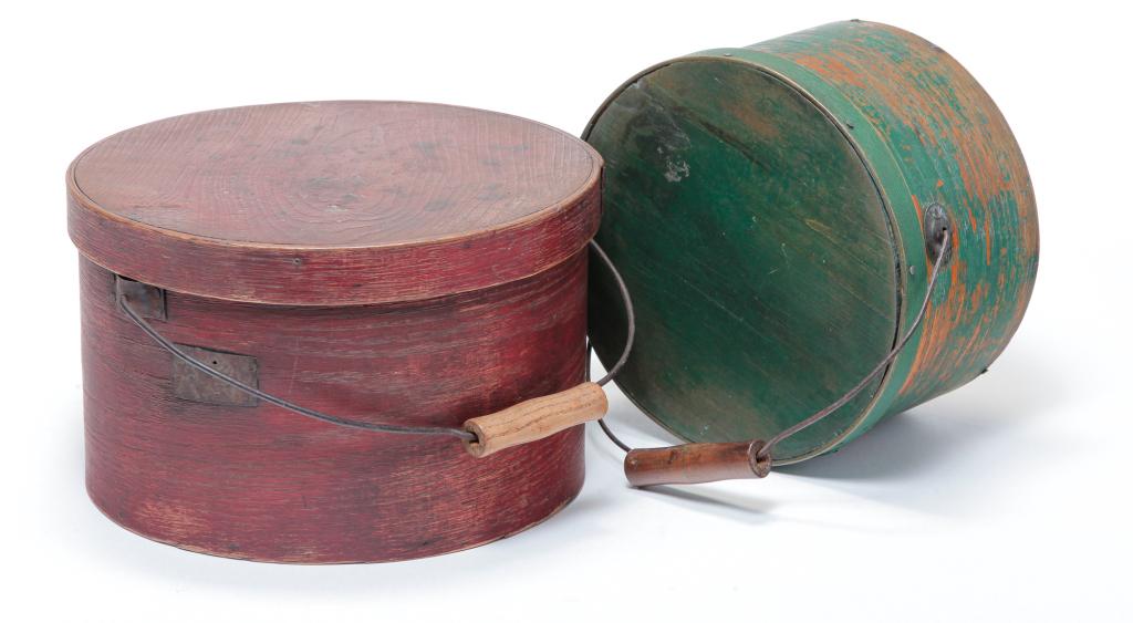 TWO AMERICAN BENTWOOD CARRIERS. (1 of 6)