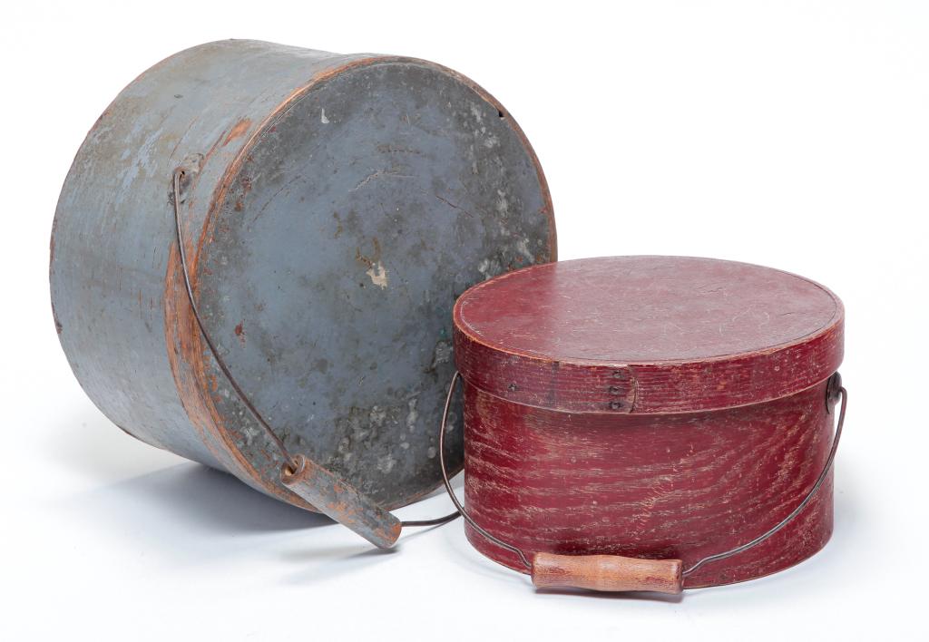 TWO AMERICAN BENTWOOD CARRIERS. (1 of 4)