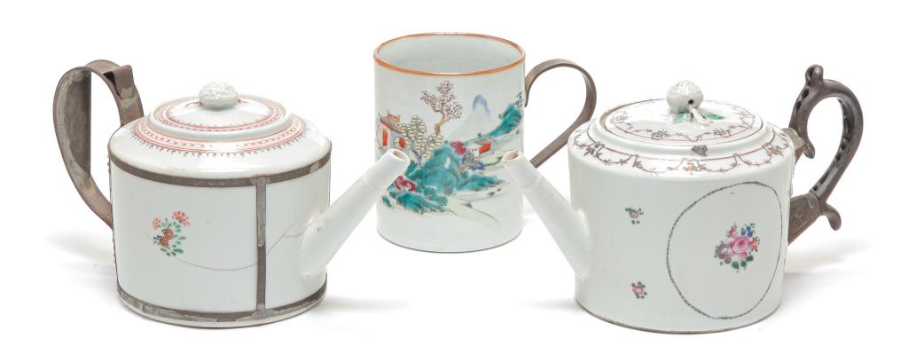 THREE PIECES OF CHINESE EXPORT. (1 of 10)