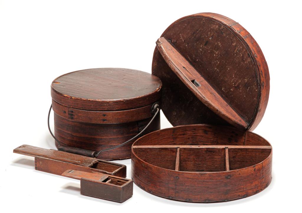 FOUR AMERICAN BOXES. (1 of 6)