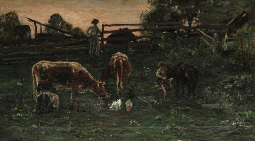 BARNYARD BY GEORGE HETZEL. (1 of 4)