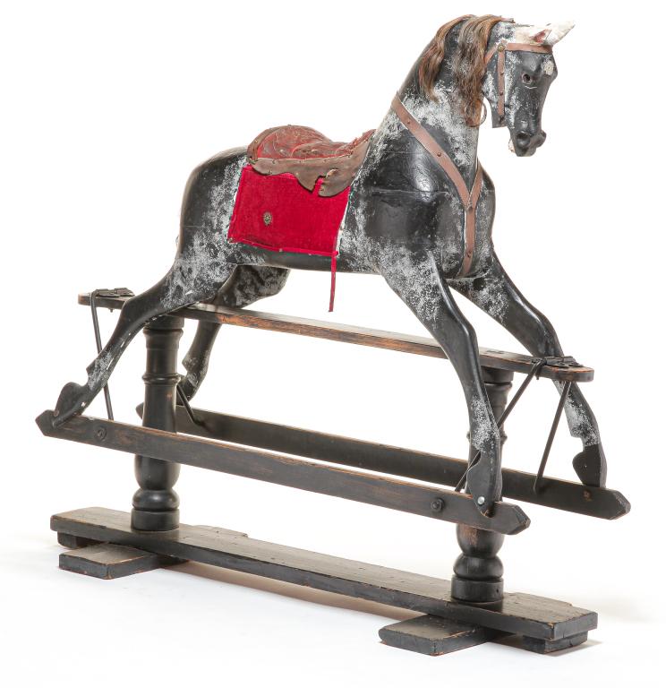 LARGE ROCKING HORSE. (1 of 6)