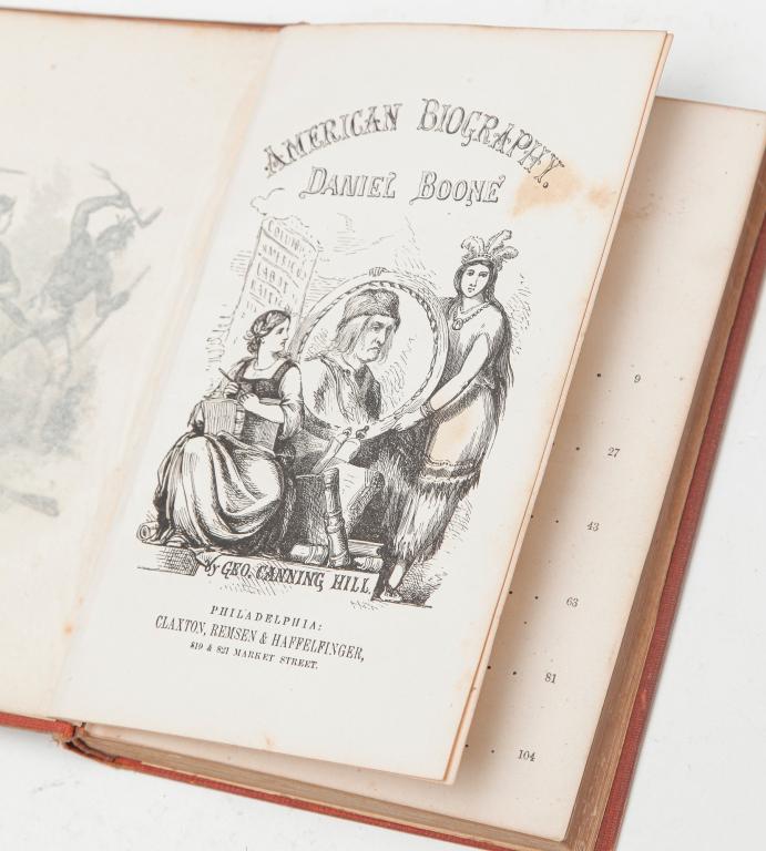 "DANIEL BOONE" BY GEORGE HILL. (1 of 2)