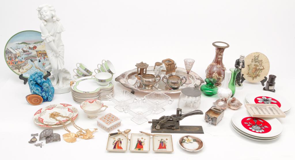 ECLECTIC GROUP OF BRIC A BRAC. (1 of 12)