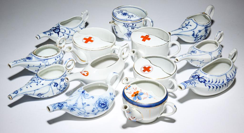 GROUP OF EUROPEAN INVALID FEEDERS. (1 of 5)