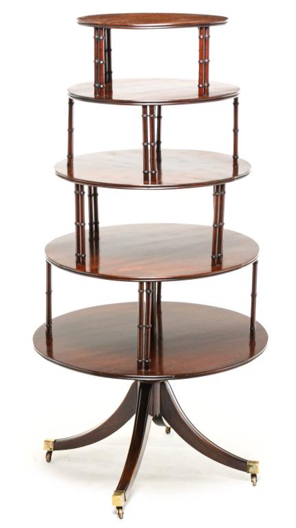 AMERICAN FEDERAL STYLE DUMBWAITER. (1 of 3)