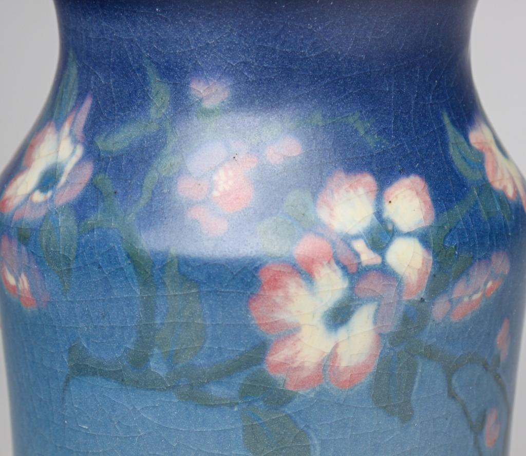 ROOKWOOD VELLUM VASE BY M. MCDONALD. (1 of 4)
