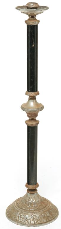 AMERICAN FLOOR STANDING CANDLE STICK. (1 of 2)