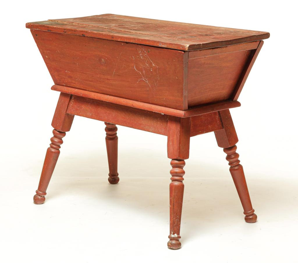 AMERICAN SHERATON DOUGH BOX. (1 of 4)