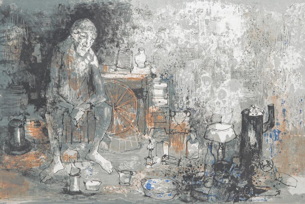 FRENCH-AMERICAN JEAN JANSEN PRINT. (1 of 4)