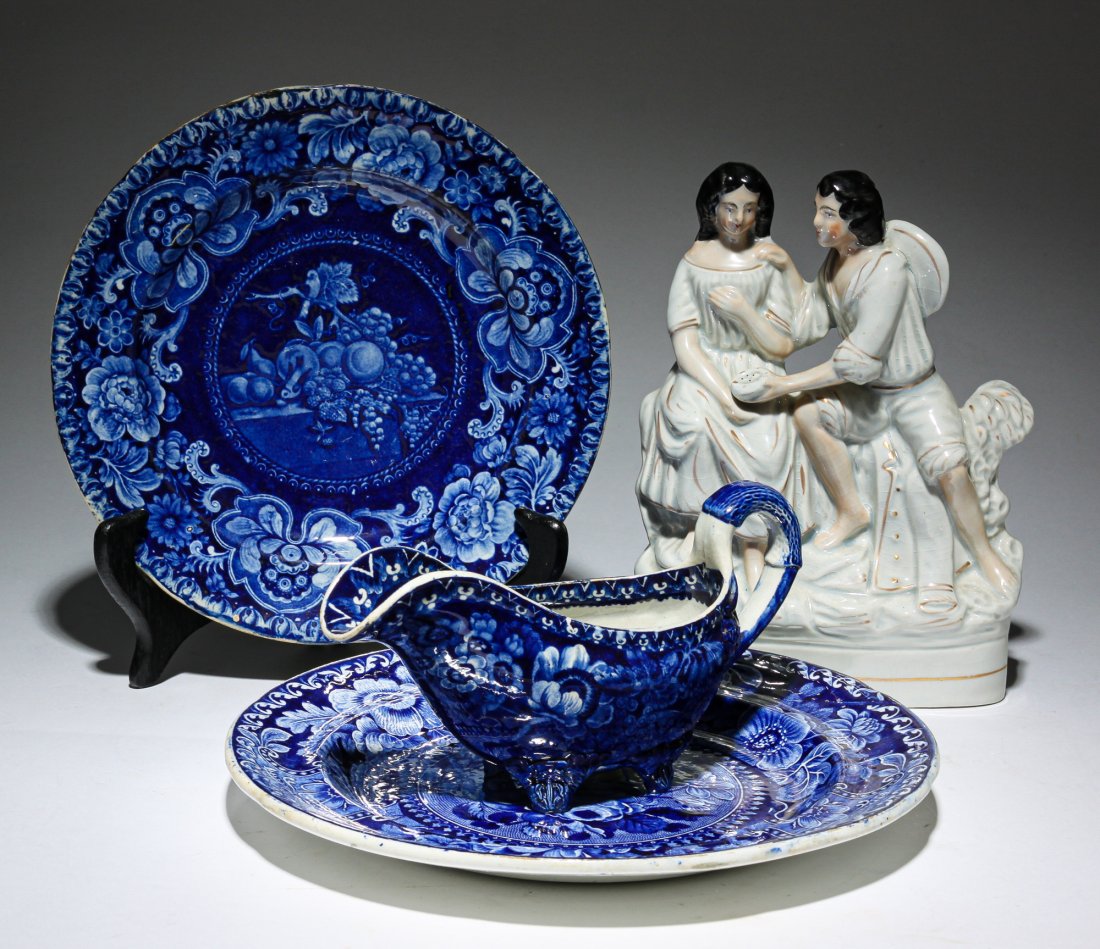 FOUR PIECES OF STAFFORDSHIRE. (1 of 5)