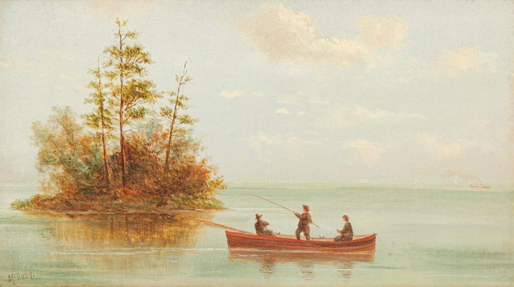 OIL ON ARTIST BOARD SIGNED MCEVOY. (1 of 4)