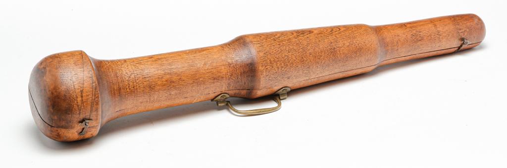 WOODEN CLARINET CASE. (1 of 3)