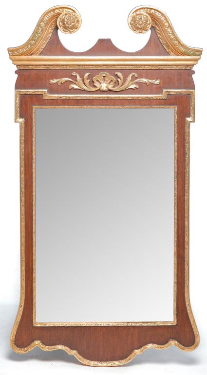 CONTEMPORARY CHIPPENDALE STYLE MIRROR. (1 of 3)