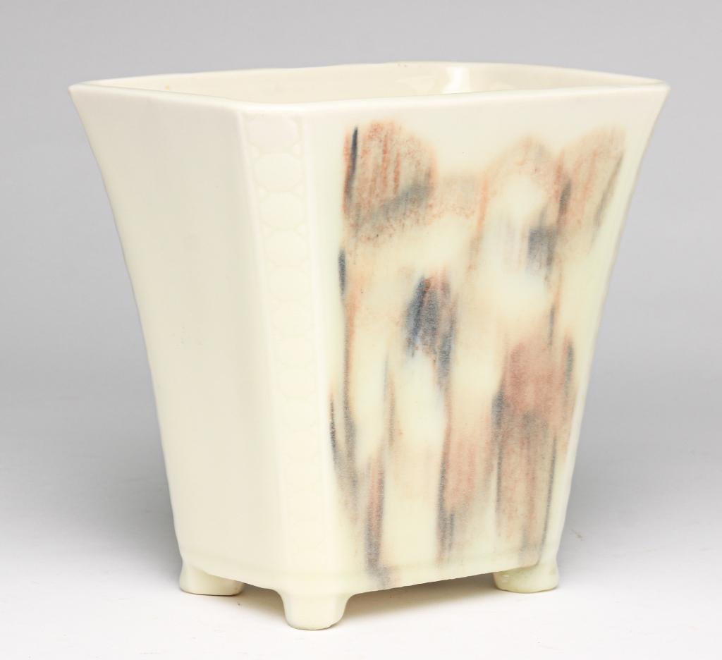 ROOKWOOD HIGH GLAZE VASE BY JENS JENSEN. (1 of 4)