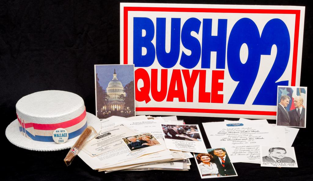 GROUP OF POLITICAL ITEMS. (1 of 3)