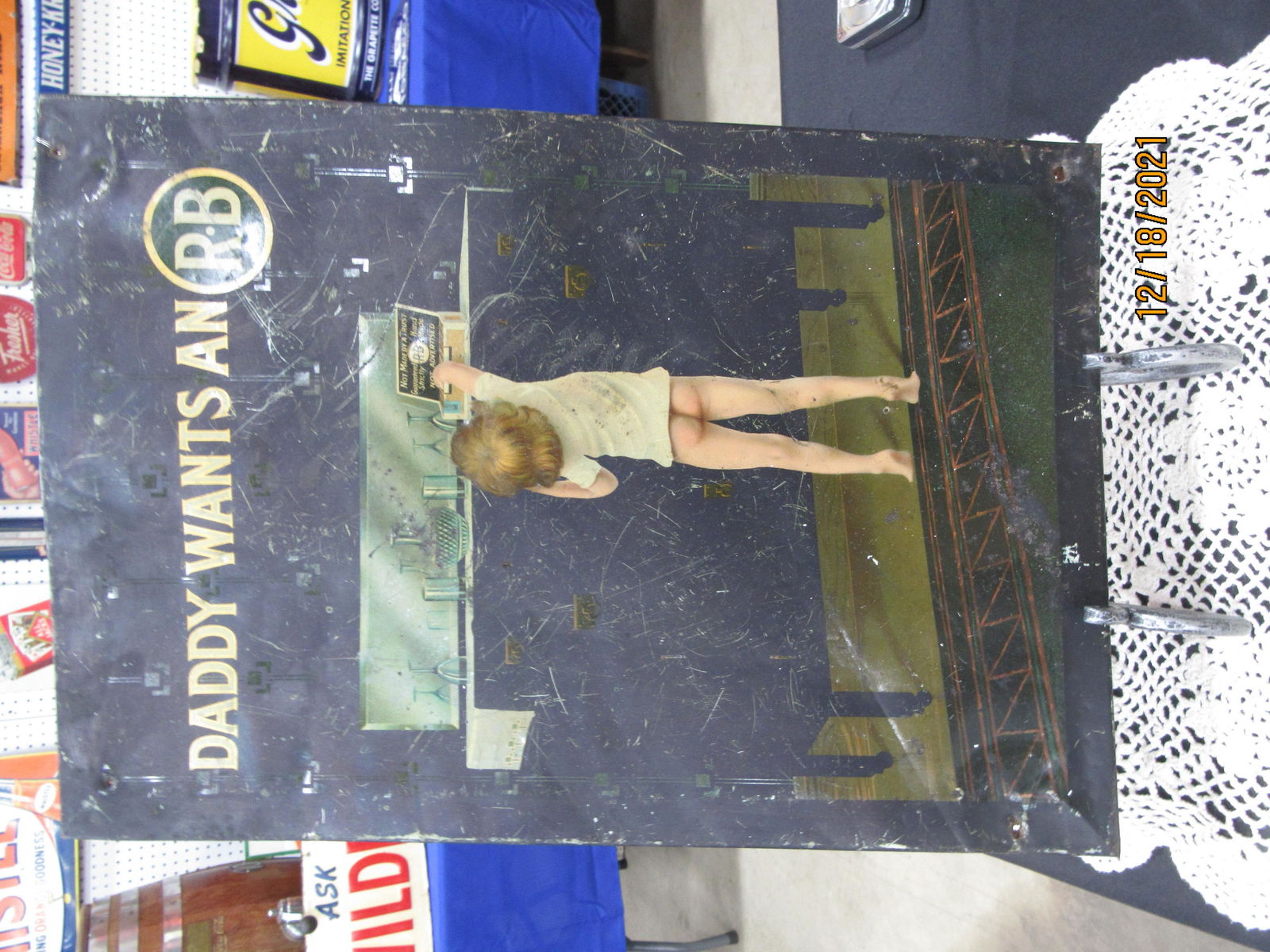 DADDY WANTS AN RB CIGAR SIGN (1 of 4)