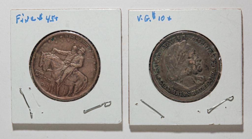 TWO SILVER HALF DOLLARS INCLUDING STONE MOUNTAIN (1 of 2)