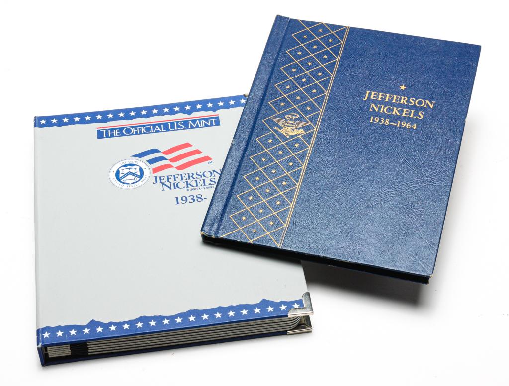 250 JEFFERSON NICKELS IN TWO ALBUMS (1 of 8)