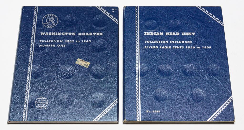 WHITMAN INDIAN HEAD AND WASHINGTON QUARTER ALBUMS (1 of 5)
