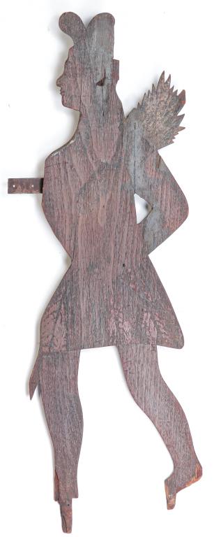 AMERICAN WOODEN WEATHERVANE. (1 of 2)