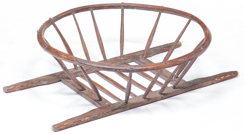 AMERICAN WINDSOR LADDER CHEESE BASKET. (1 of 4)