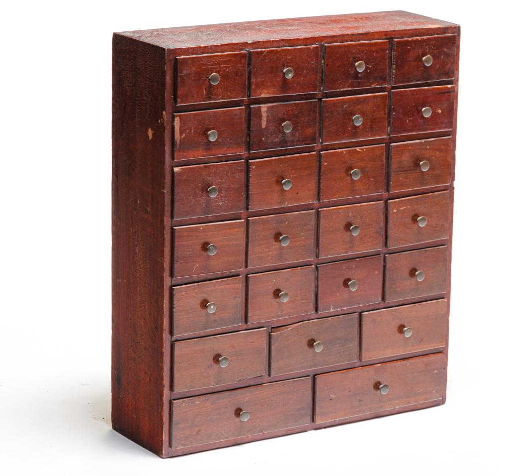 AMERICAN APOTHECARY CABINET. (1 of 3)