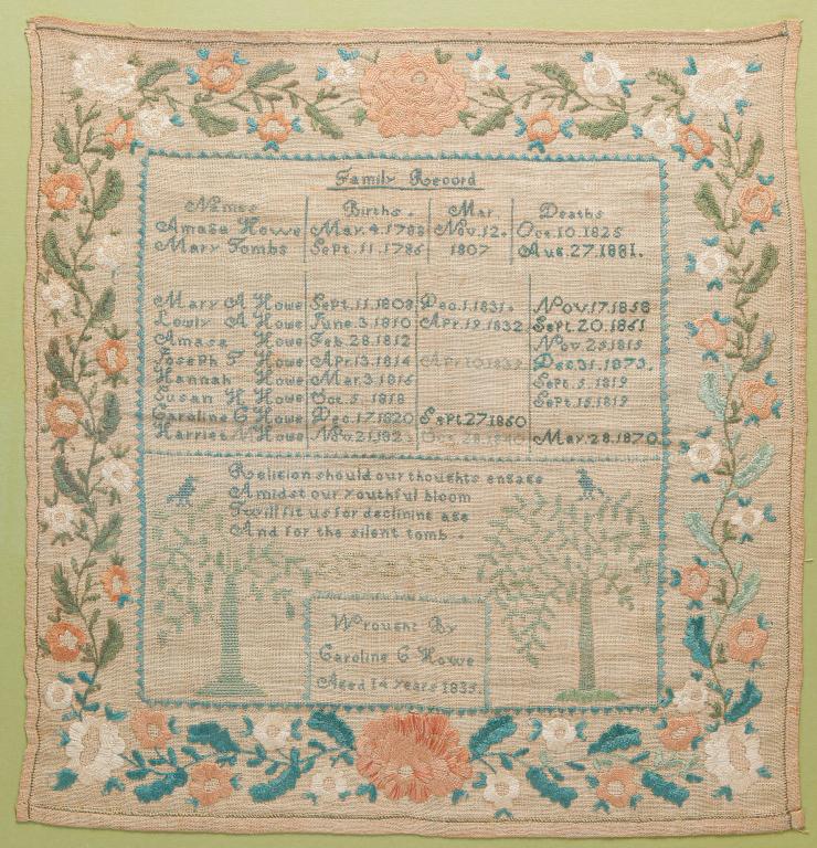 AMERICAN NEEDLEWORK FAMILY RECORD. (1 of 4)